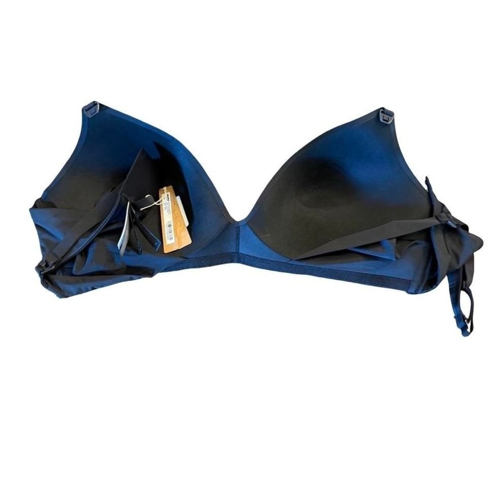 Skims Wireless Form Maternity Tshirt Demi Nursing Bra Black 36DDDD PL-PLG-7704W - Picture 4 of 5